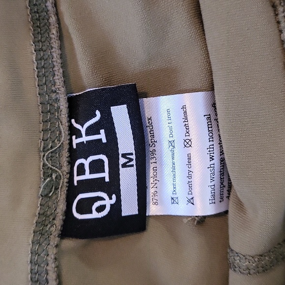 QBK Black and Olive Cargo Pants Set - Picture 7 of 7